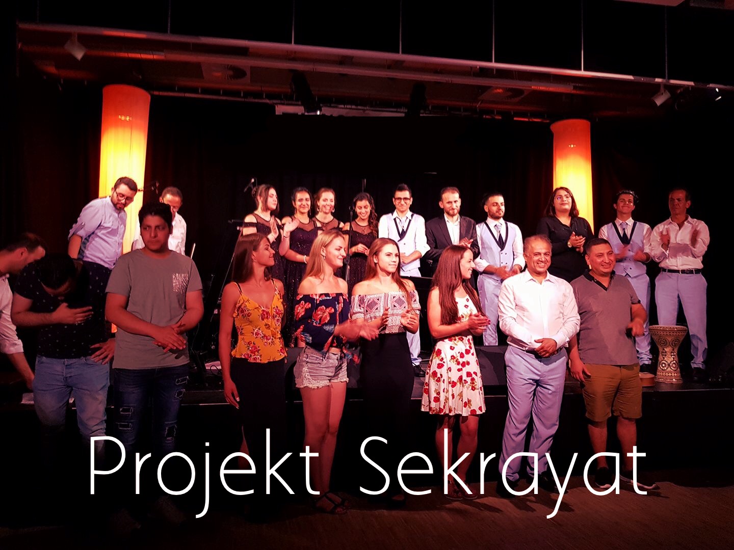 Gruppenfoto Projekt Sekrayat